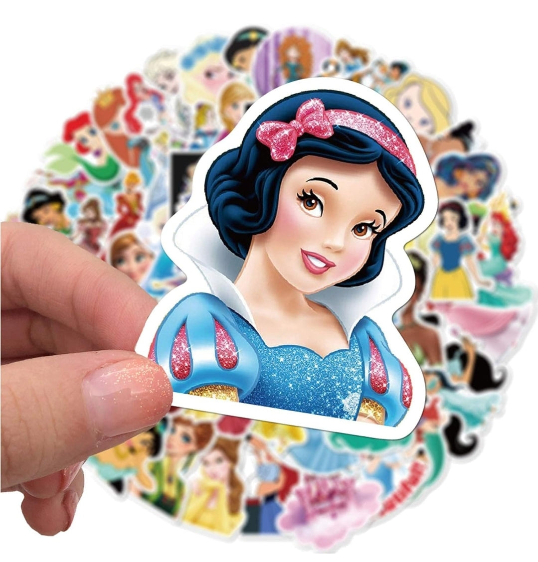 Pegatinas en forma de princesa Disney – Premios y regalos – 100 por paquete