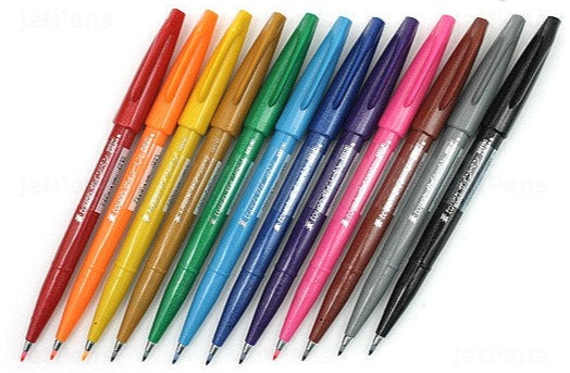 LAPICEROS PENTEL TOUCH 12 COLORES CLASICOS