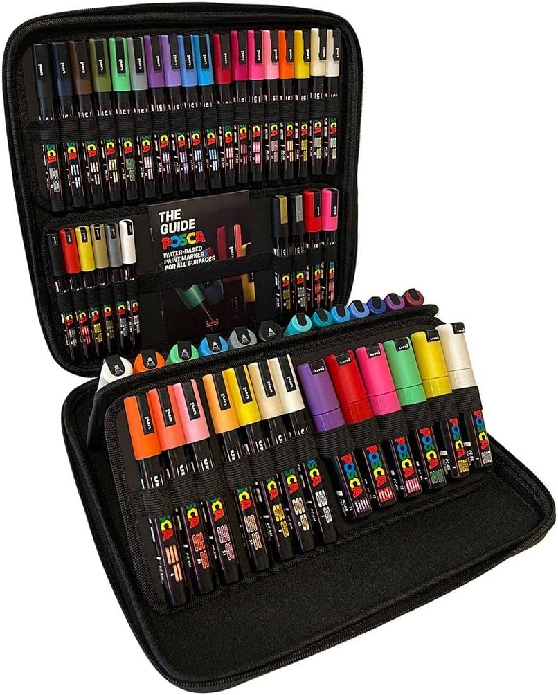 ESTUCHE DE 54 MARCADORES POSCA