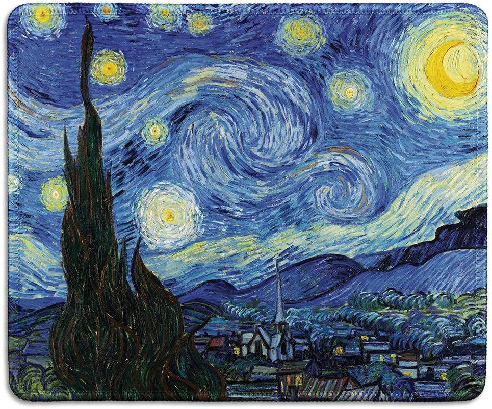 MOUSE PAD NOCHE ESTRELLADA DE VAN GOGH