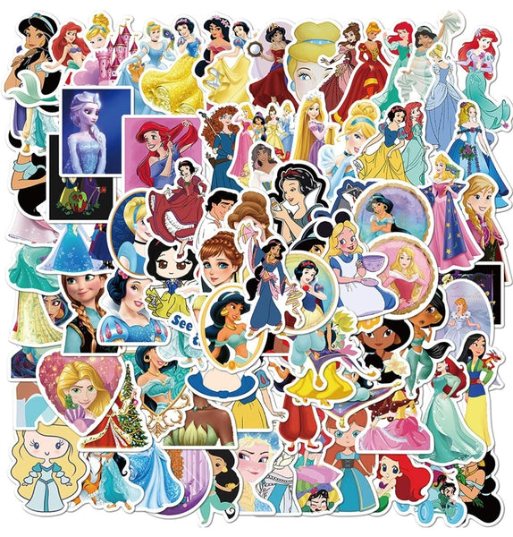 100 Stickers Princesas de Disney