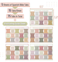 ETIQUETAS PARA LIBROS DE LA BIBLIA EN ESPAÑOL / BIBLE TABS