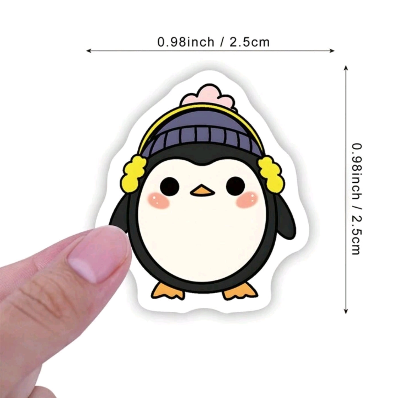ROLLO DE 500 STICKERS DE PINGÜINOS – Moonstone-gt
