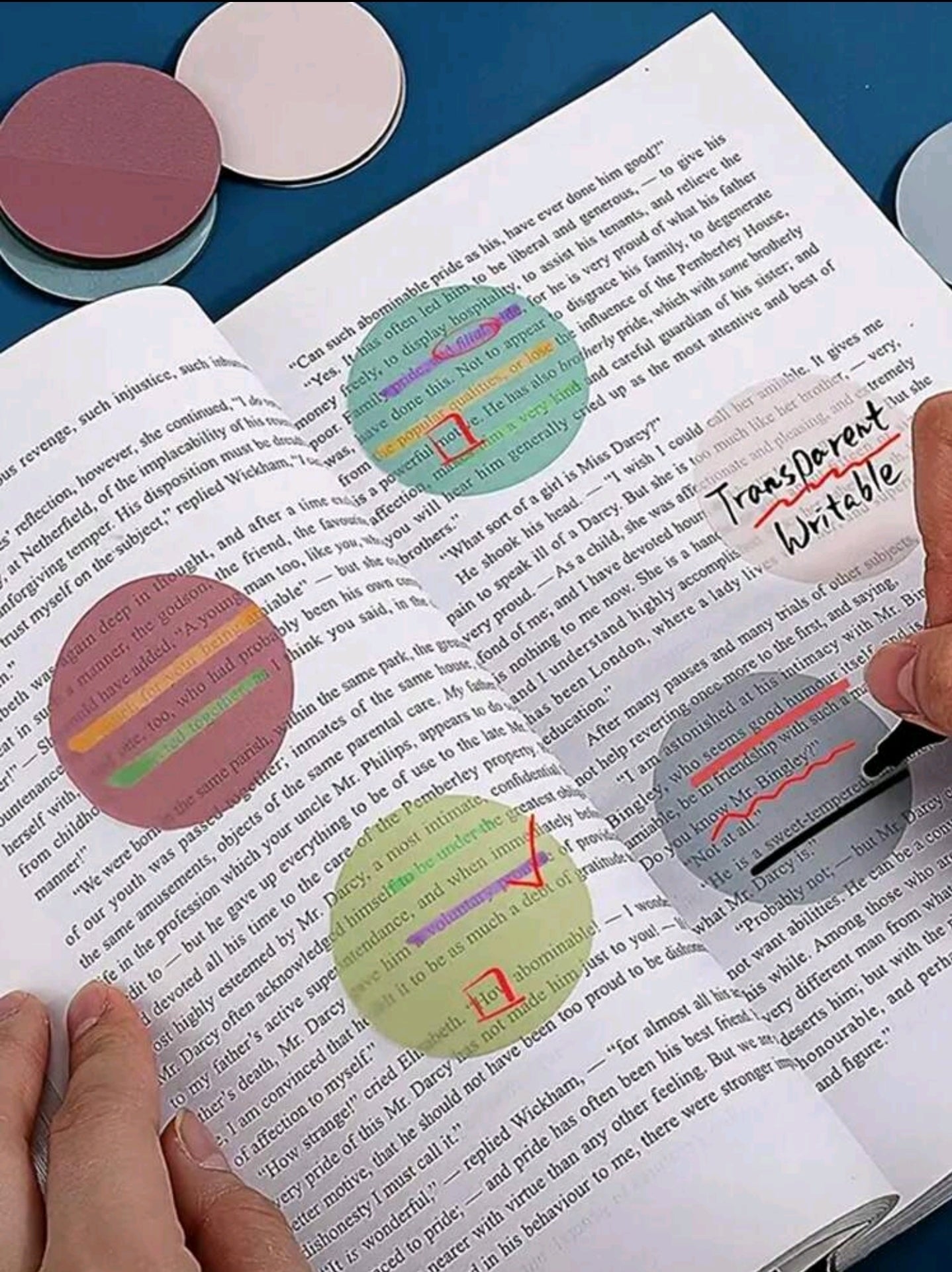 Sticky Notes Transparentes NOTITAS TRANSPARENTES DE CÍRCULO | STICKY NOTES | NOTAS ADHESIVAS ...