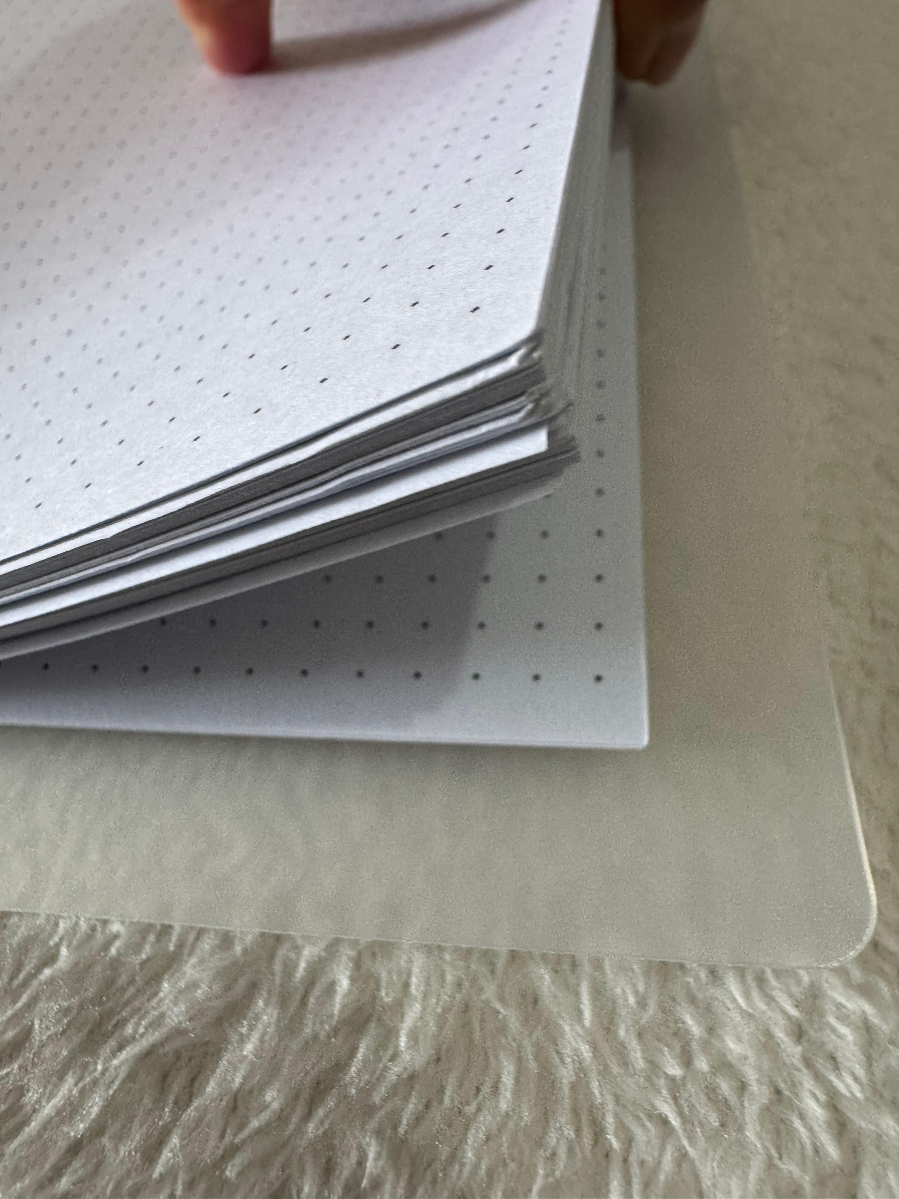 Cuaderno de discos con 90 hojas punteadas, Tamaño Carta