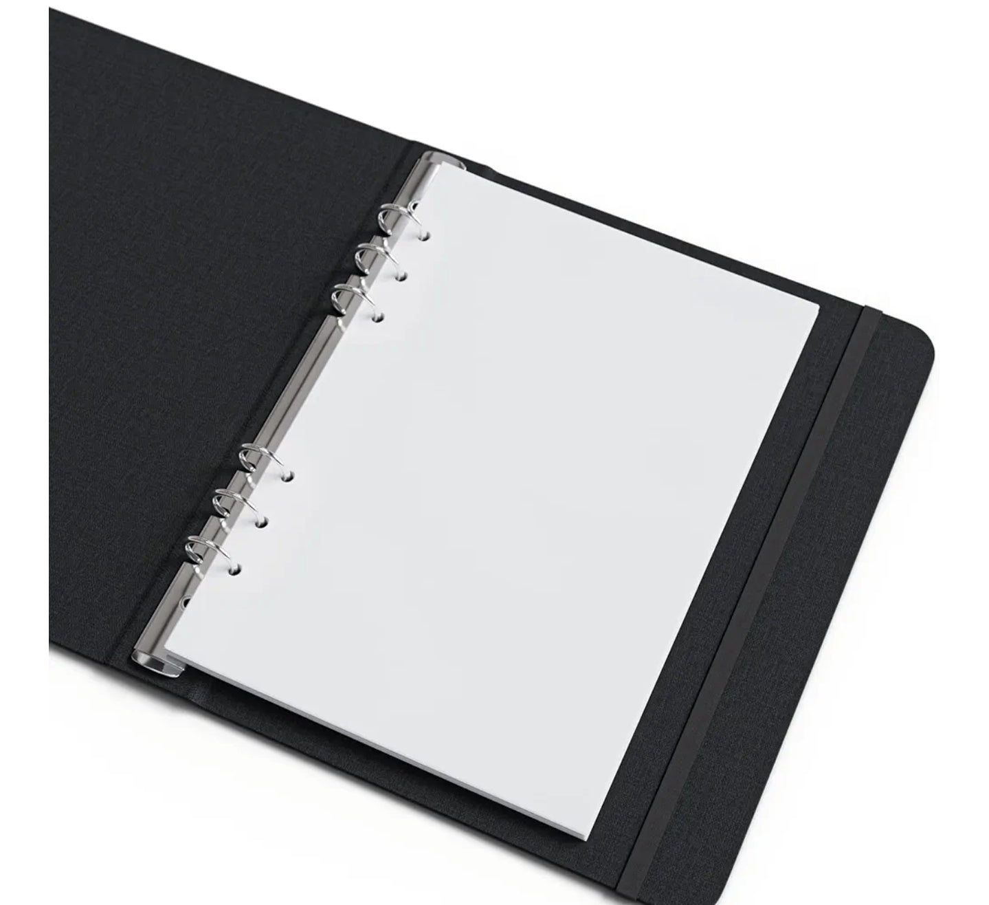 80 hojas A5 en blanco, para carpeta de 6 anillos (6 ring binder)