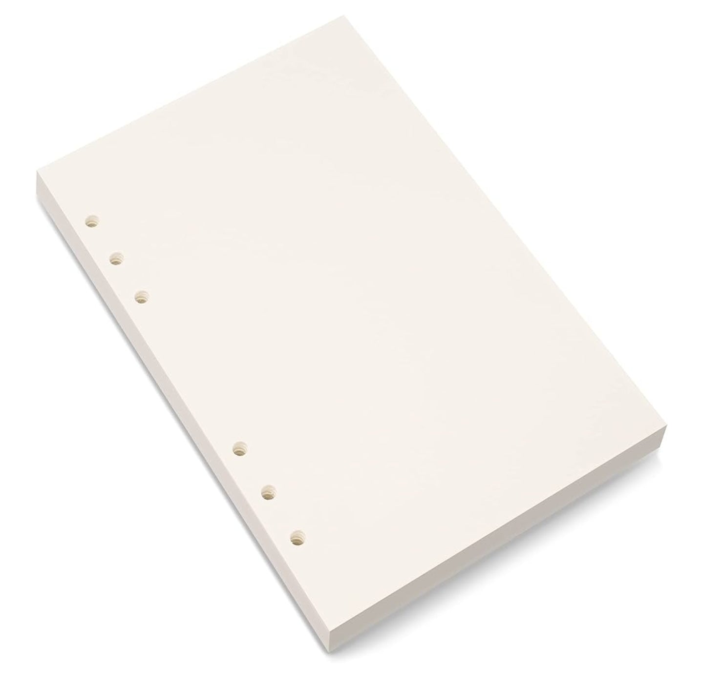 80 hojas A5 en blanco, para carpeta de 6 anillos (6 ring binder)