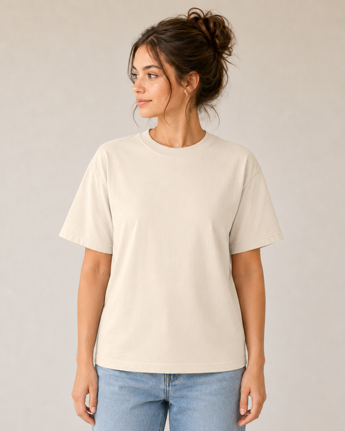 T-SHIRT PLAYERA FRENTE AL TRONO CHICA — SALMOS 27:4