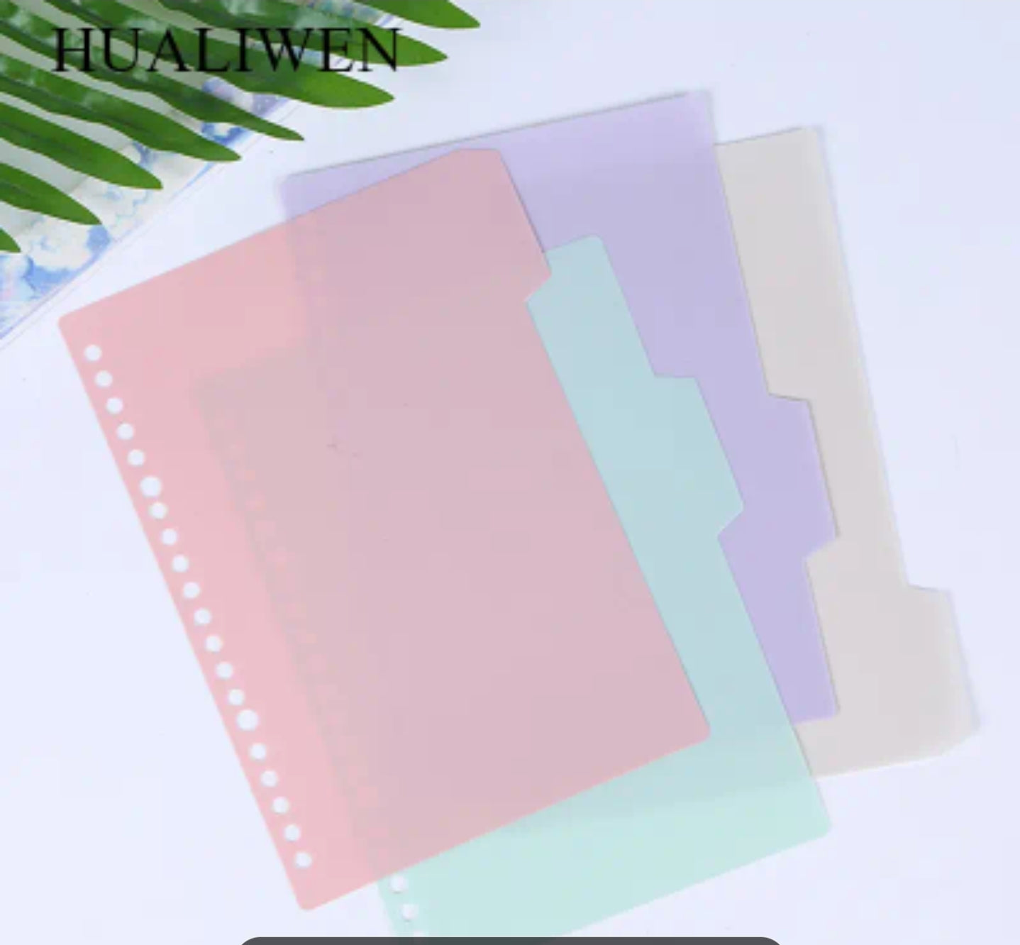 Pestañas para Carpeta /Cuaderno de anillos infinito tamaño A4