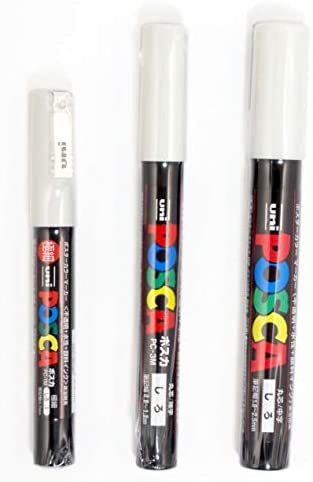 MARCADOR POSCA BLANCO INDIVIDUAL - ESCOGE TU PUNTA FAVORITA :)