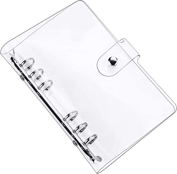 Carpeta A5 transparente de 6 anillos (6 ring binder)