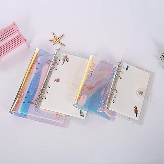 Carpeta A6 tornasol de 6 anillos (6 ring binder)