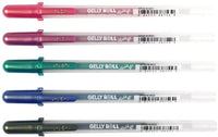 LAPICEROS GELLY ROLL 5 PACK - GOLD SHADOW