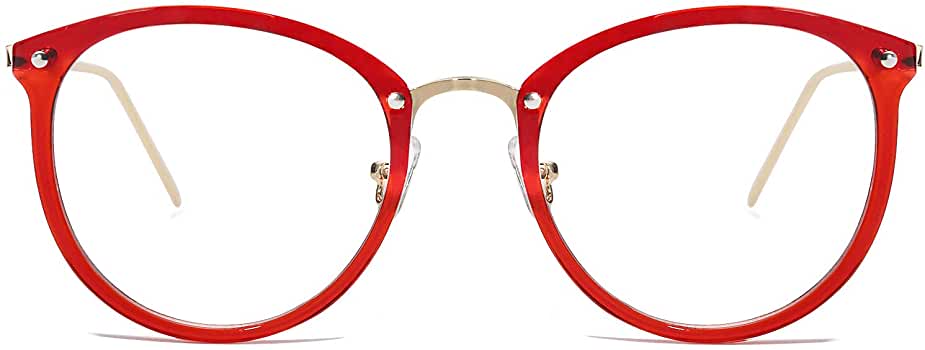 LENTES ARO ROJO CLAROS