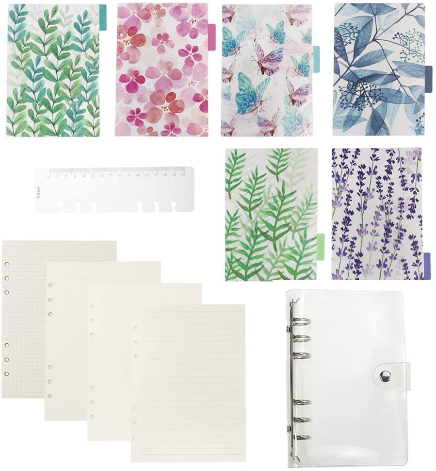 Kit de Carpeta A5 de 6 anillos (6 ring binder)