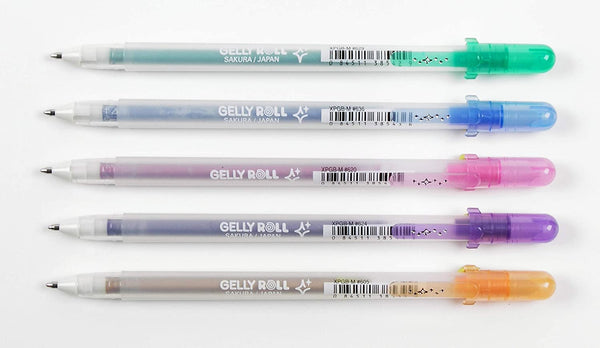 LAPICEROS GELLY ROLL 5 PACK - SILVER SHADOW