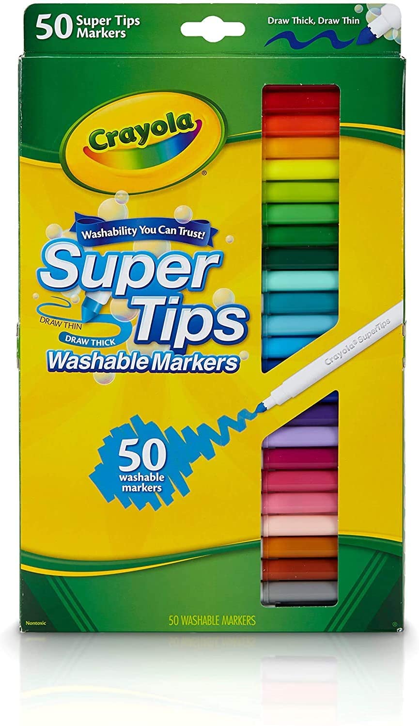 MARCADORES SUPER TIPS DE CRAYOLA 50 COLORES