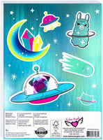 Libro de 1000 stickers para bullet journal tematica del espacio y mas