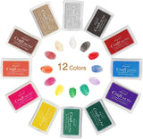 TINTA PARA SELLOS 12 COLORES