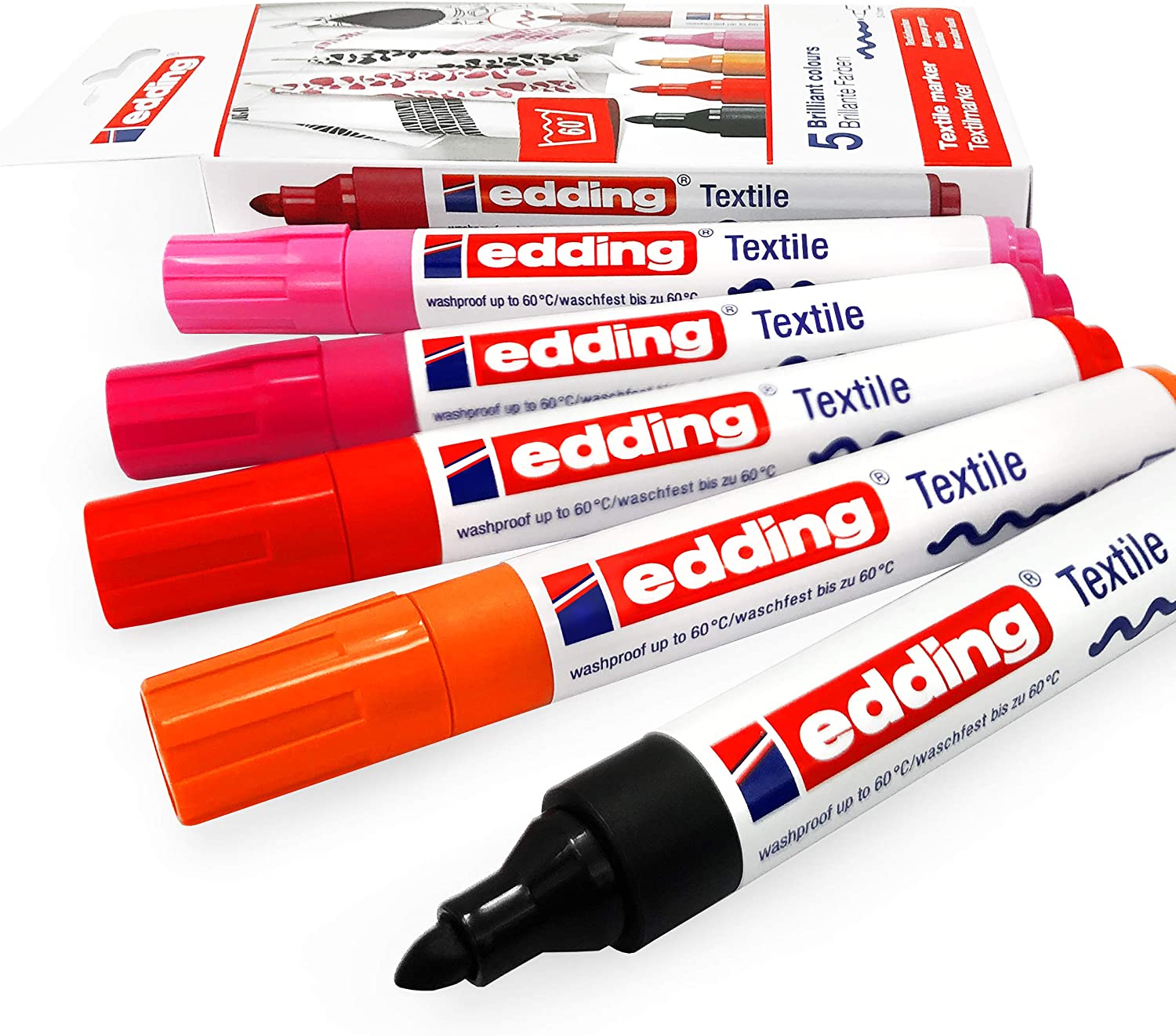 EDDING 5PCK MARCADOR DE TELA