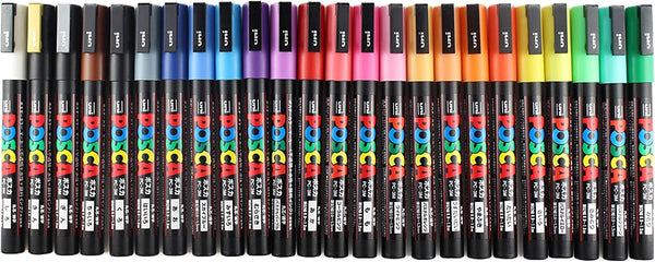  Uni Posca paquete de marcadores de todos los colores