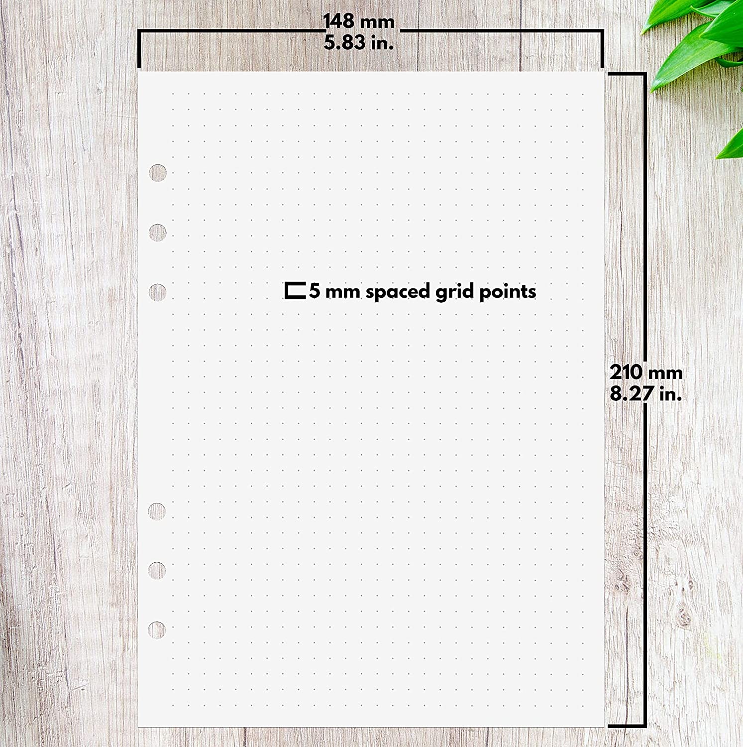 Carpeta A5 tornasol de 6 anillos (6 ring binder)