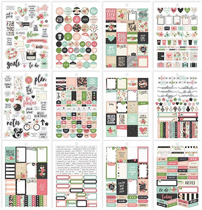 Libro de 500 Stickers para bullet journal