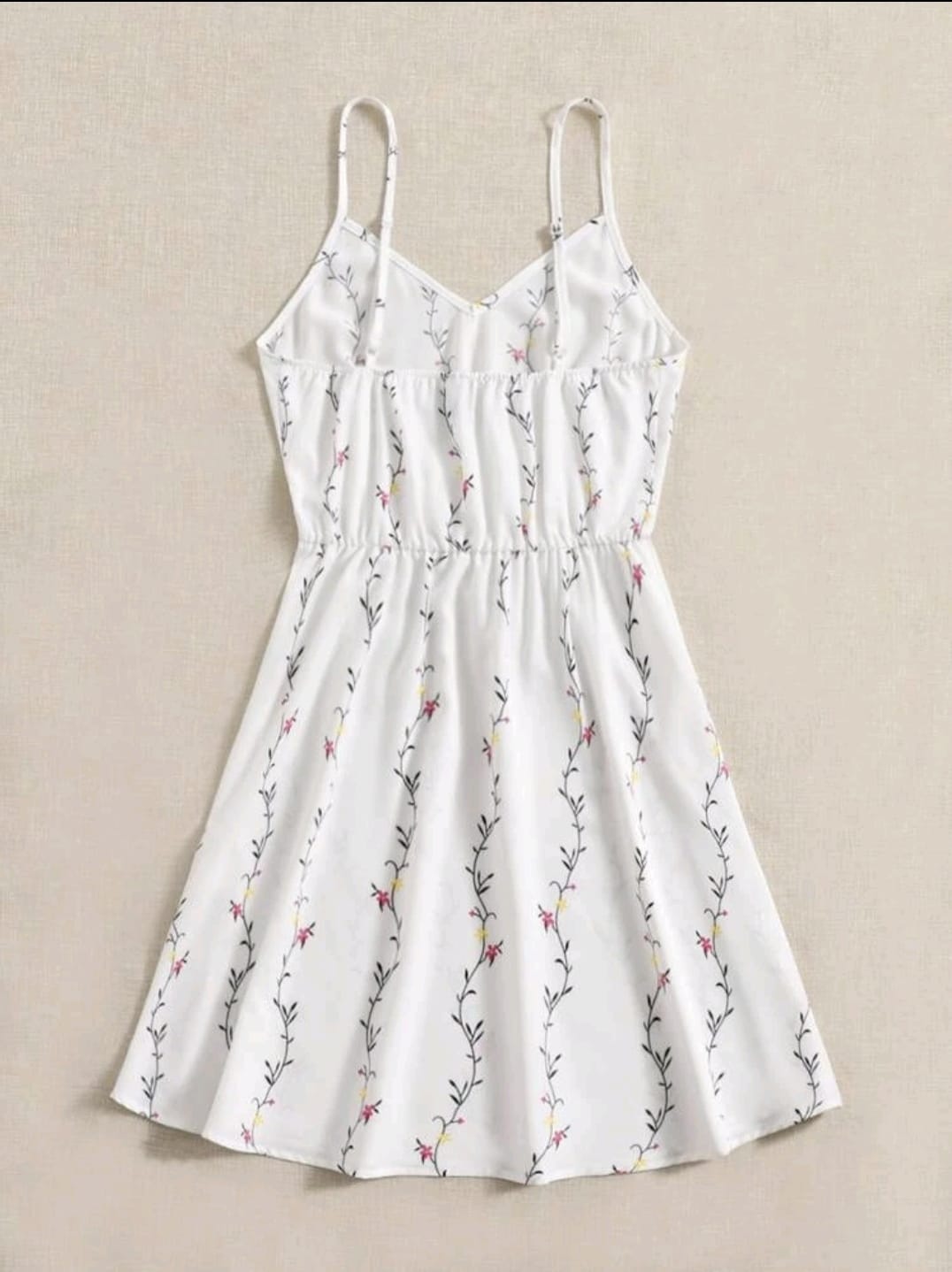 Vestido blanco de Flores