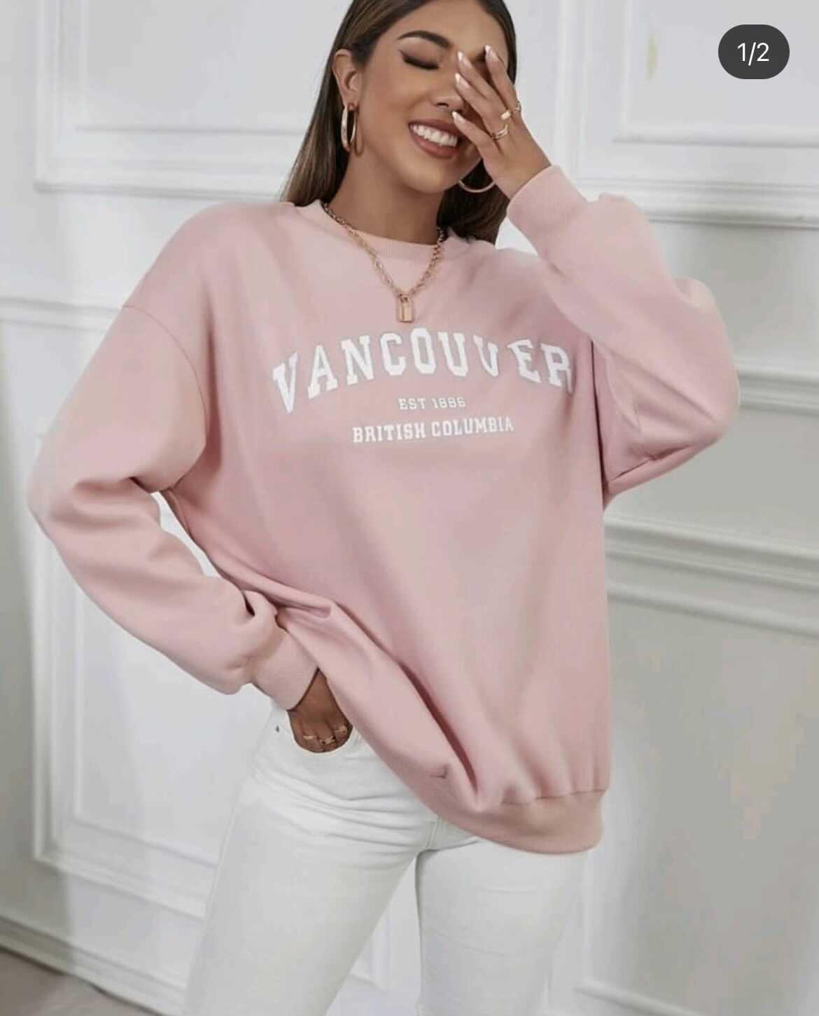 Hoodie rosado pastel