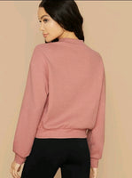 Suéter Casual rosado