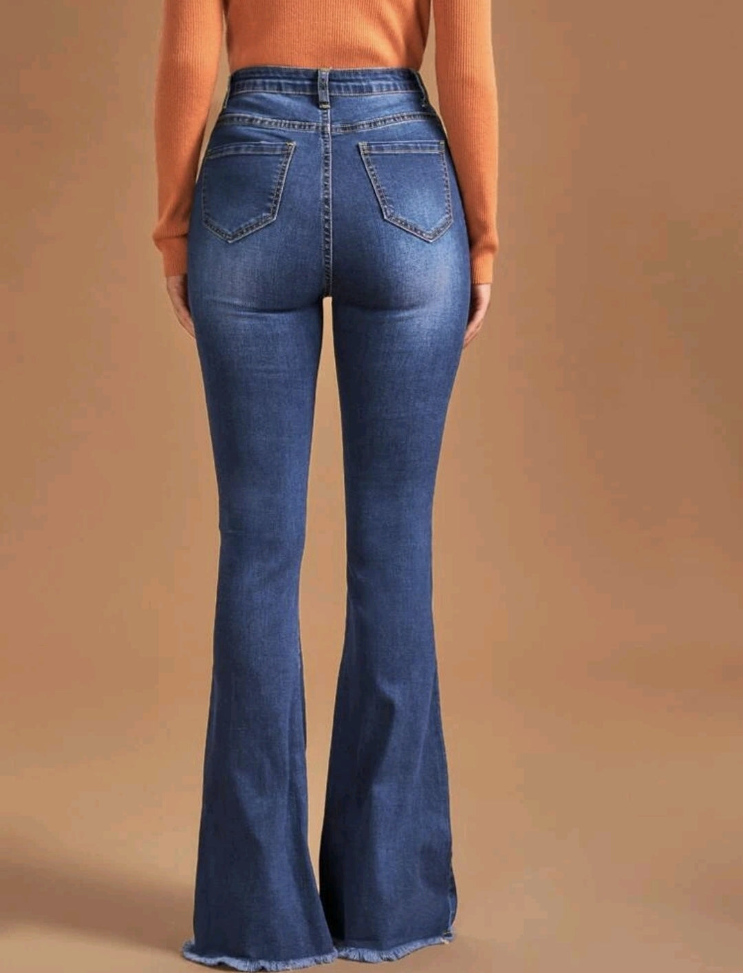 Jeans de lona acampanado