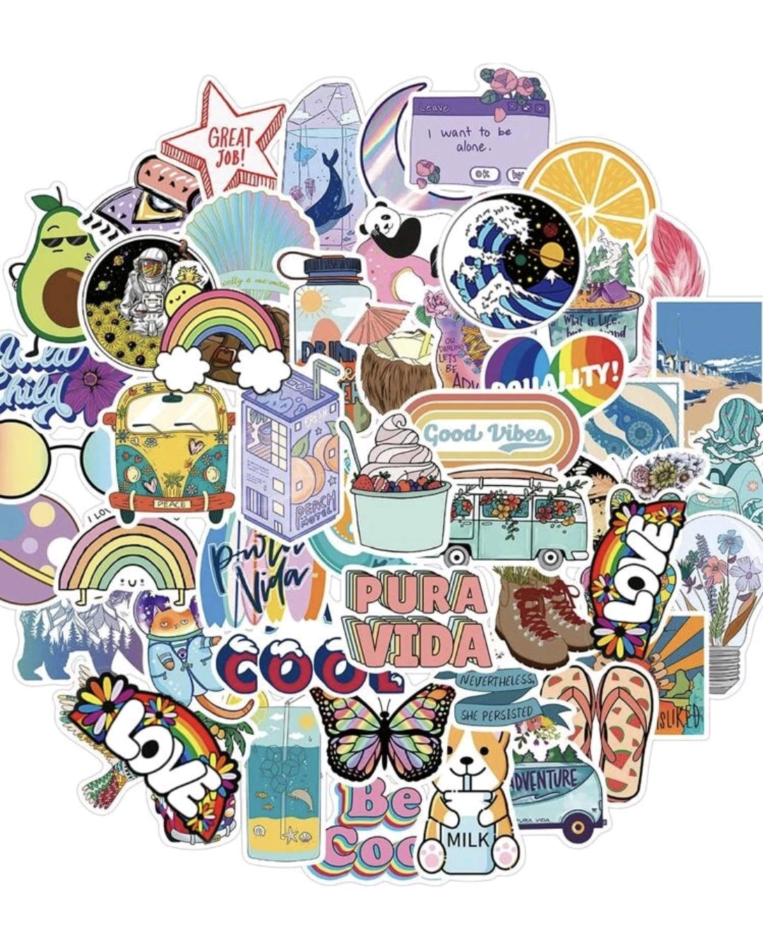 50 sticker vintage