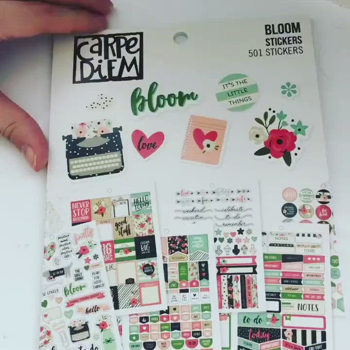 Libro de 500 Stickers para bullet journal