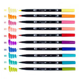 MARCADORES TOMBOW 10 COLORES